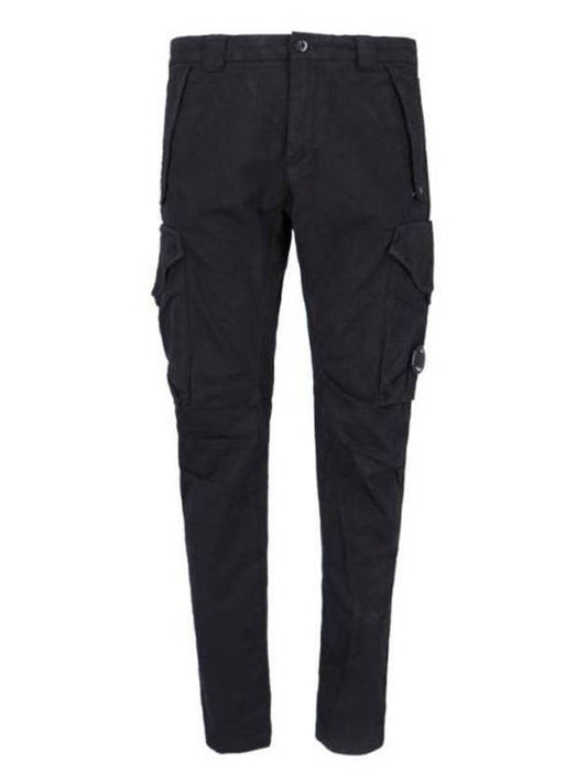 Stretch Satin Ergomonic Skinny Pants Black - CP COMPANY - BALAAN 1