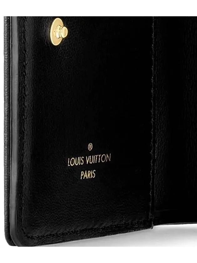 Women's Lou Monogram Lambskin Half Wallet Black - LOUIS VUITTON - BALAAN 6