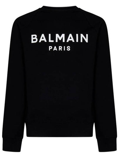 Logo Printing Sweatshirt Black - BALMAIN - BALAAN 2