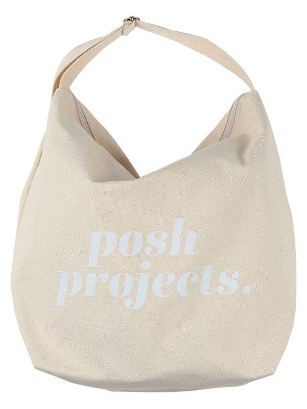 E137 Kangaroo Large Tote Bag White - POSHPROJECTS - BALAAN 4