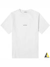 Logo Crew Neck Short Sleeve T-Shirt White - ACNE STUDIOS - BALAAN 2