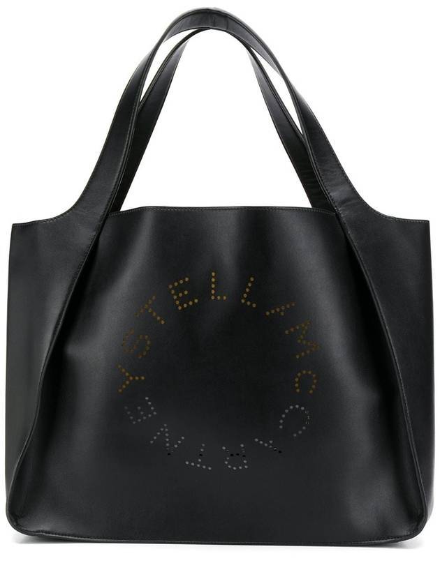 Stella Logo Tote Bag Black - STELLA MCCARTNEY - BALAAN 1