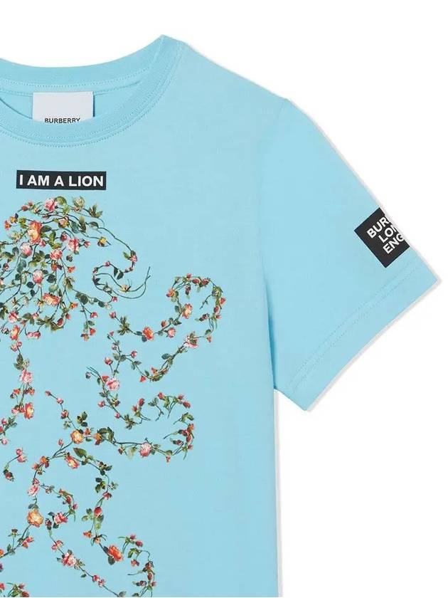 12th Anniversary Kids Women s Floral Lion T Shirt 8038458 - BURBERRY - BALAAN 4