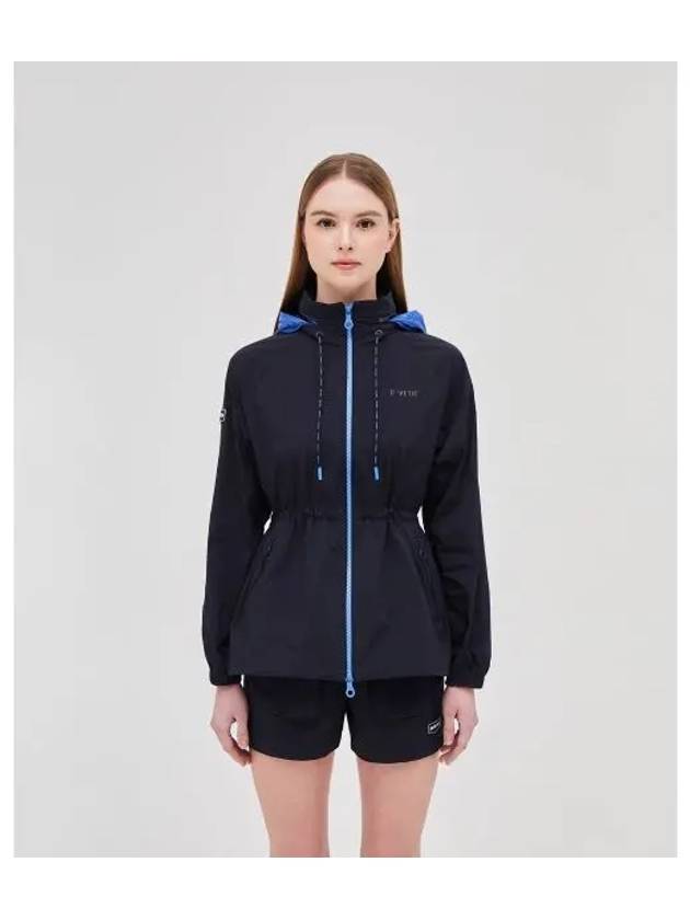 Mirissa dark navy women s wind jacket - DUVETICA - BALAAN 1