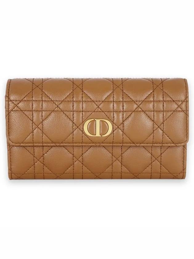 Women s Caro Cloud Long Wallet Brown S5039UWHC 30M - DIOR - BALAAN 1