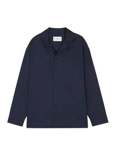 Shirt logo embroidery over navy - MAISON KITSUNE - BALAAN 1