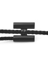 Tournis Tresse Leather Bracelet Noir - HERMES - BALAAN 5