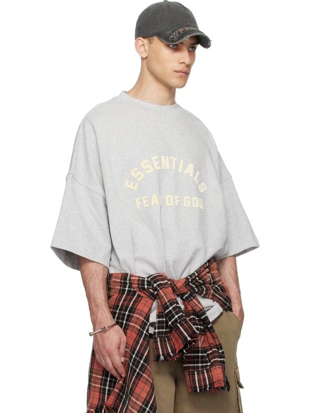 24SS Heavy Jersey Crew Neck Short Sleeve T-Shirt Light Header - FEAR OF GOD ESSENTIALS - BALAAN 2