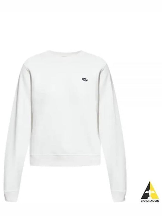 ReGGy Doval D Logo Patch Sweatshirt White - DIESEL - BALAAN 2