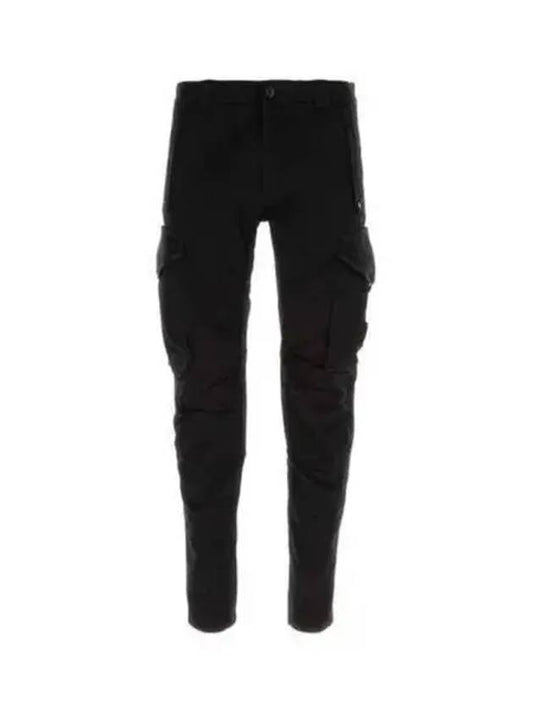 Stretch Satin Ergomonic Skinny Pants Black - CP COMPANY - BALAAN 2