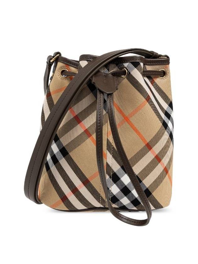 Check Bucket Bag Beige - BURBERRY - BALAAN 2