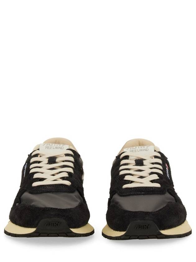 Reelwind Nylon Suede Low Top Sneakers Black - AUTRY - BALAAN 8