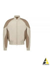 Cotton Canvas Bomber Jacket Beige - DIOR - BALAAN 2