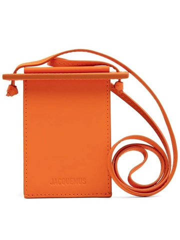 Logo Mini Cross Bag Orange 216SL07 216 307740 - JACQUEMUS - BALAAN 1