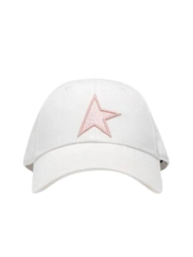 Star Papyrus Demos Ball Cap White Pink - GOLDEN GOOSE - BALAAN 1