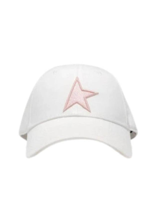 Star Papyrus Demos Ball Cap White Pink - GOLDEN GOOSE - BALAAN 1