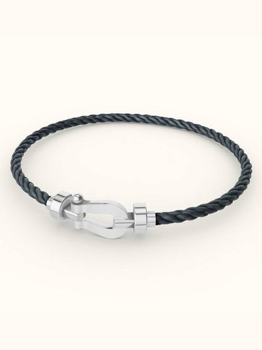 Posten bracelet medium white gold storm gray 0B0075 6B1077 - FRED - BALAAN 1