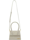 Le Chiquito Moyen Tote Bag Light Gray - JACQUEMUS - BALAAN.