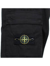 Light Stretch Cotton Bermuda Shorts Black - STONE ISLAND - BALAAN 7