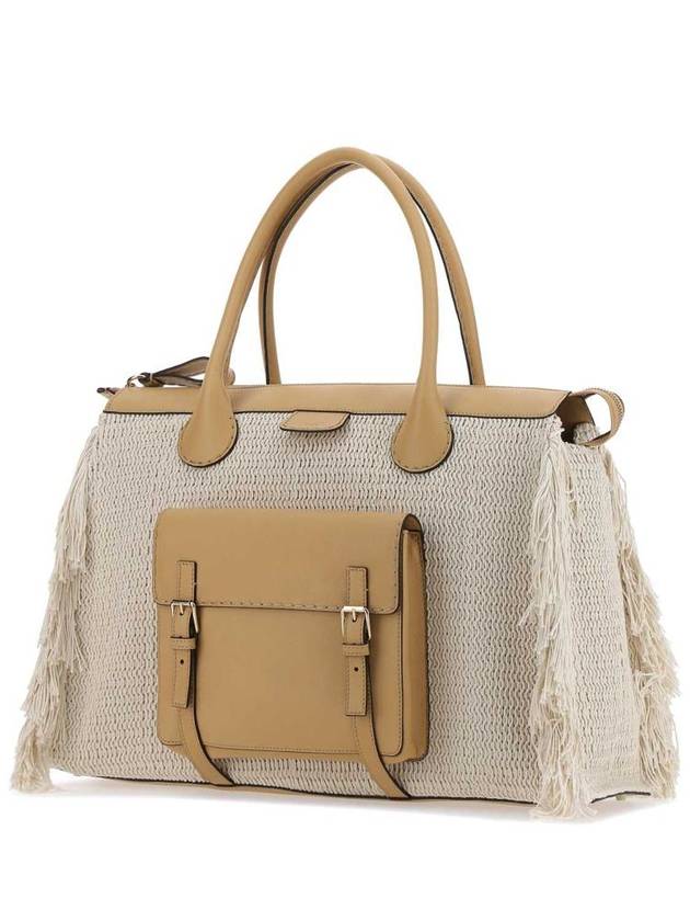 Edith Day oversized fringe tote bag soft tan - CHLOE - BALAAN 3