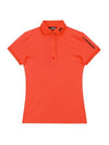 Women's Tour Tech Golf PK Shirt Orange - J.LINDEBERG - BALAAN 1