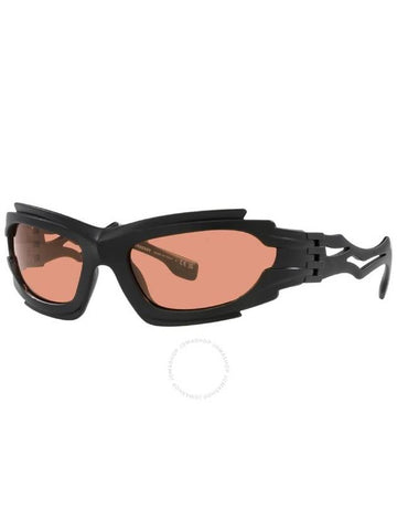 Burberry Marlowe Orange Irregular Men's Sunglasses BE4384 346474 - BURBERRY - BALAAN 1