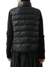 Women's Padded Wool Cardigan Black - MONCLER - BALAAN 6