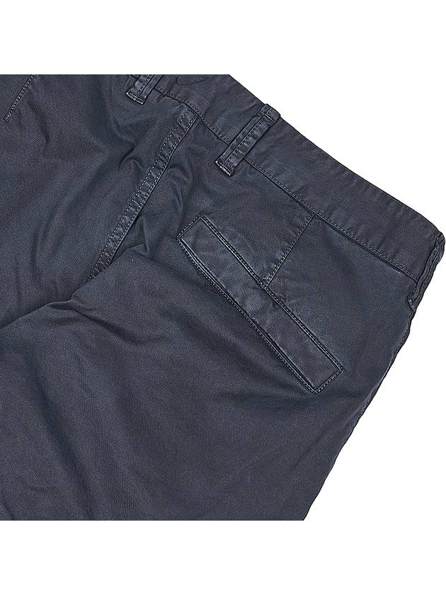 Men's Wappen Logo Cargo Straight Pants Navy - STONE ISLAND - BALAAN 9