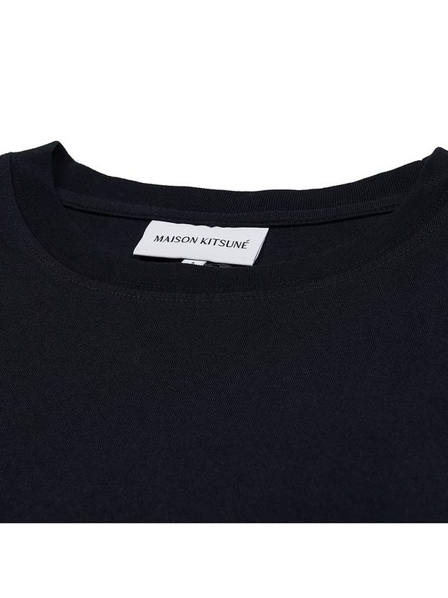 Speedy Fox Patch Comfort Short Sleeve T-Shirt Black - MAISON KITSUNE - BALAAN 5