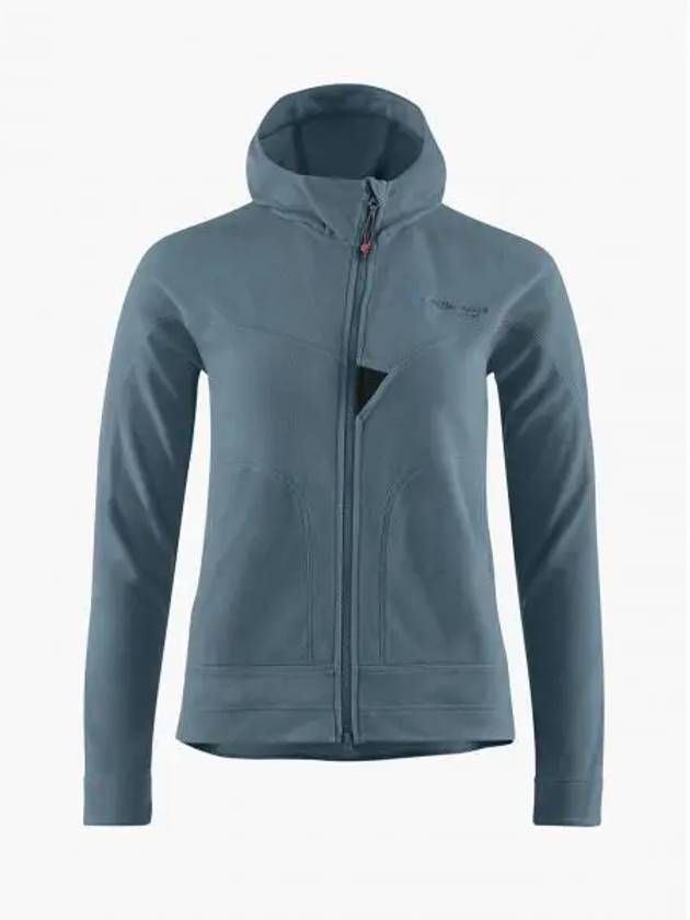 Women's Sigyn Zip Up Hoodie Thistle Blue - KLATTERMUSEN - BALAAN 2