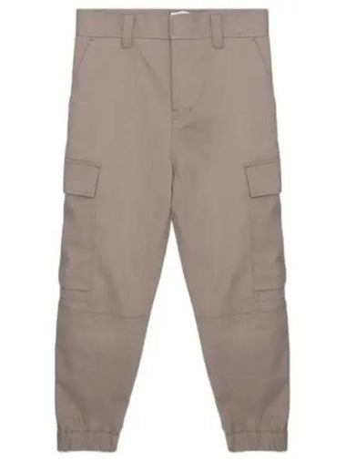 Banding Cargo Pocket Track Pants Beige - AMI - BALAAN 1