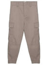 Banding Cargo Pocket Track Pants Beige - AMI - BALAAN 1