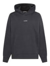 Logo Print Oversized Fit Hoodie Black - ACNE STUDIOS - BALAAN 2