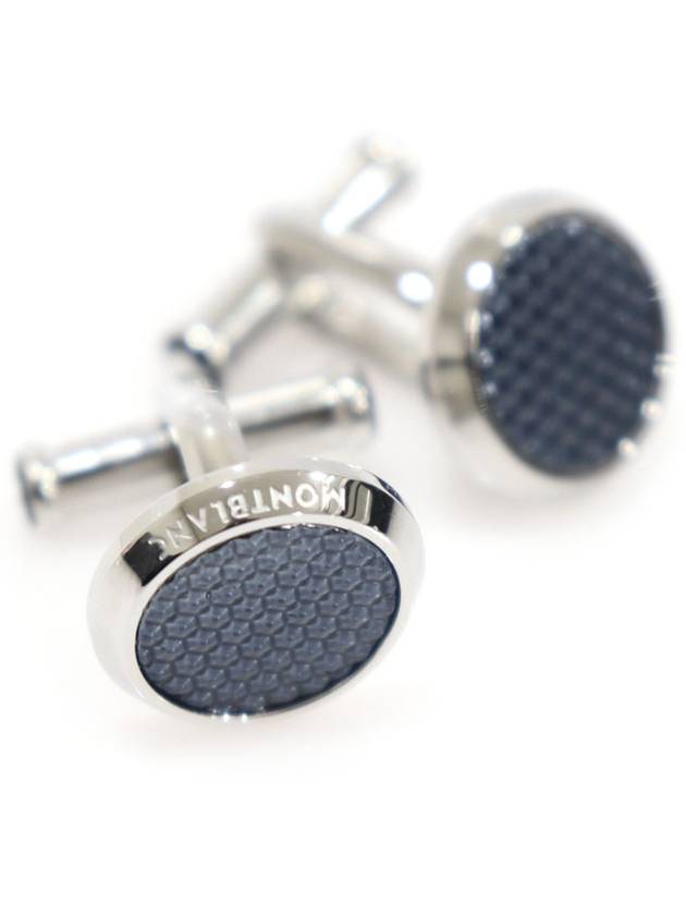 112904 Blue Lacquer Meisterst ck Cuff Links - MONTBLANC - BALAAN 6