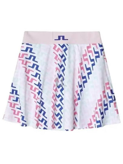 Joline Print A Line Skirt Pink Painted Bridge - J.LINDEBERG - BALAAN 2