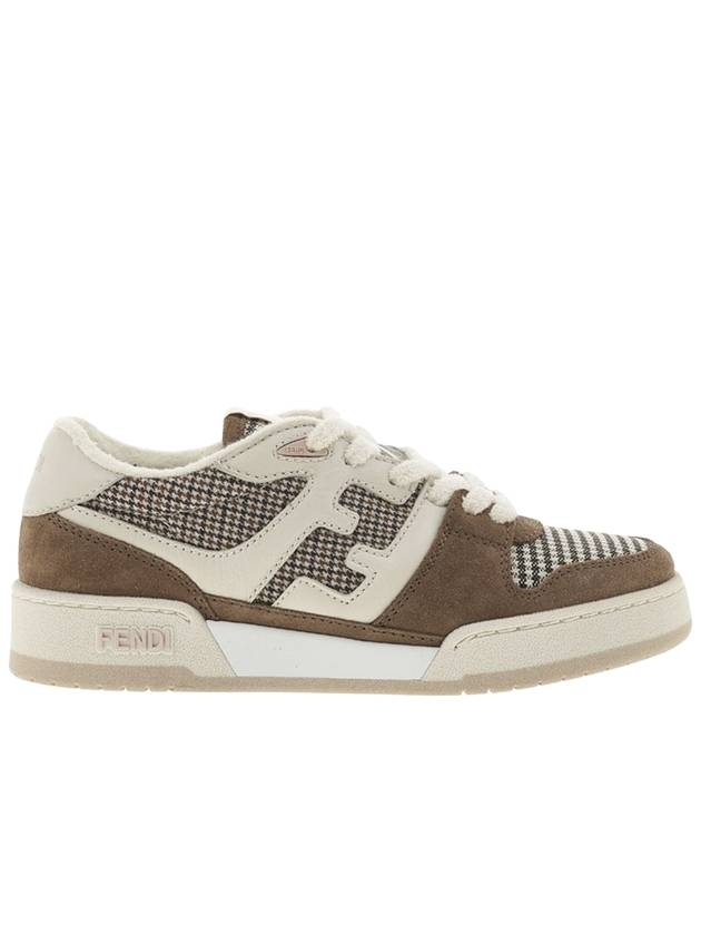 FF Logo Low-Top Sneakers Brown - FENDI - BALAAN 2