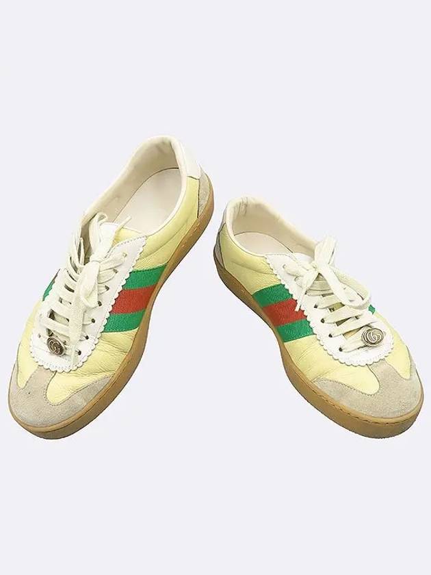 624486 MULTICOLOR STRIPED MEN S SNEAKERS 6 250MM - GUCCI - BALAAN 2