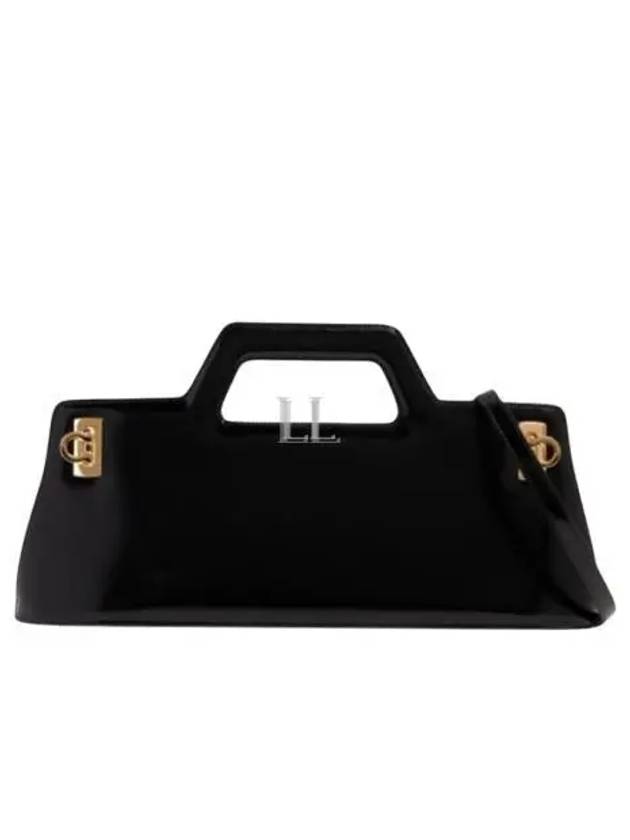 Wanda East West Top Handle Tote Bag Black - SALVATORE FERRAGAMO - BALAAN 2