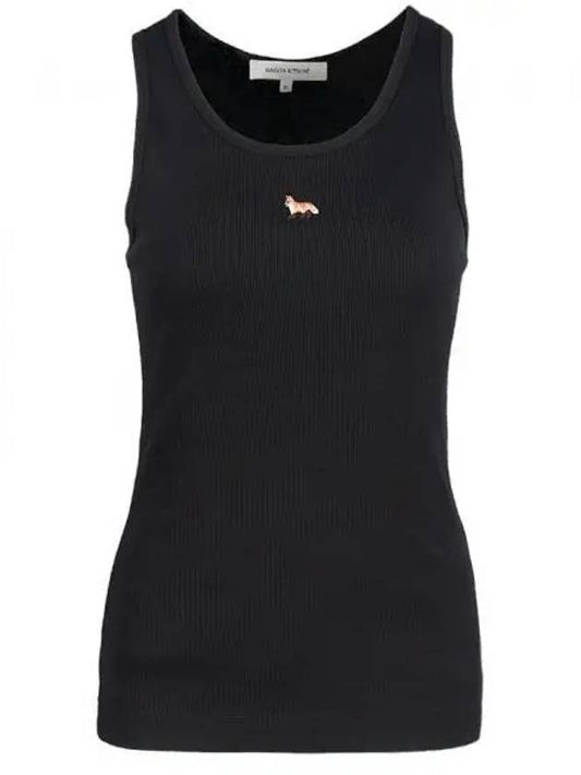 Cotton Baby Tank Top Black - MAISON KITSUNE - BALAAN 2