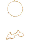 Habibi Chain 48cm Necklace Gold - CRYSTAL HAZE - BALAAN 4