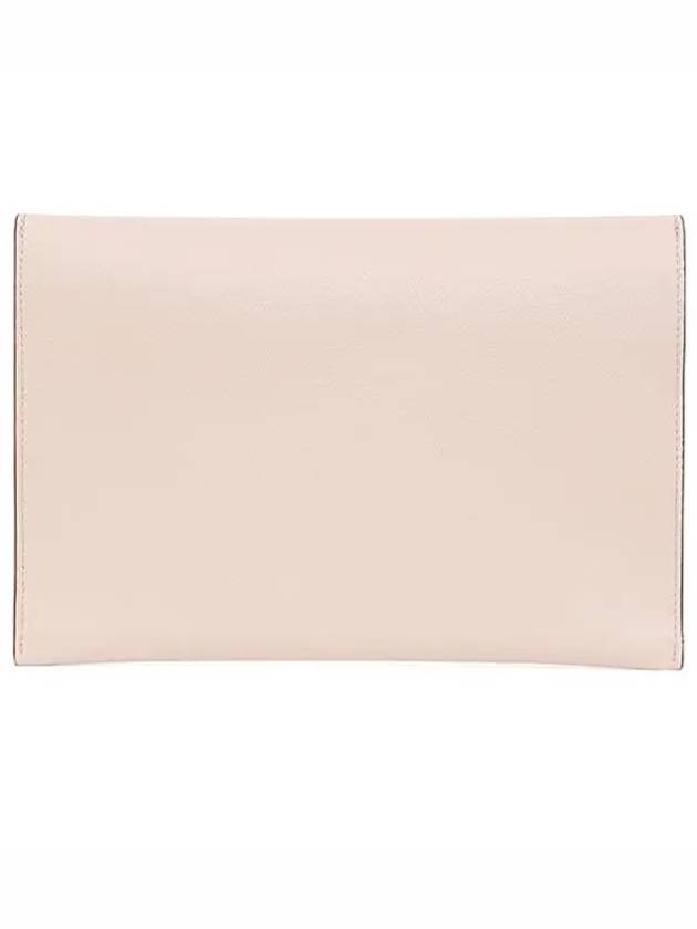 Logo Flat Large Clutch Bag Pink - FENDI - BALAAN.