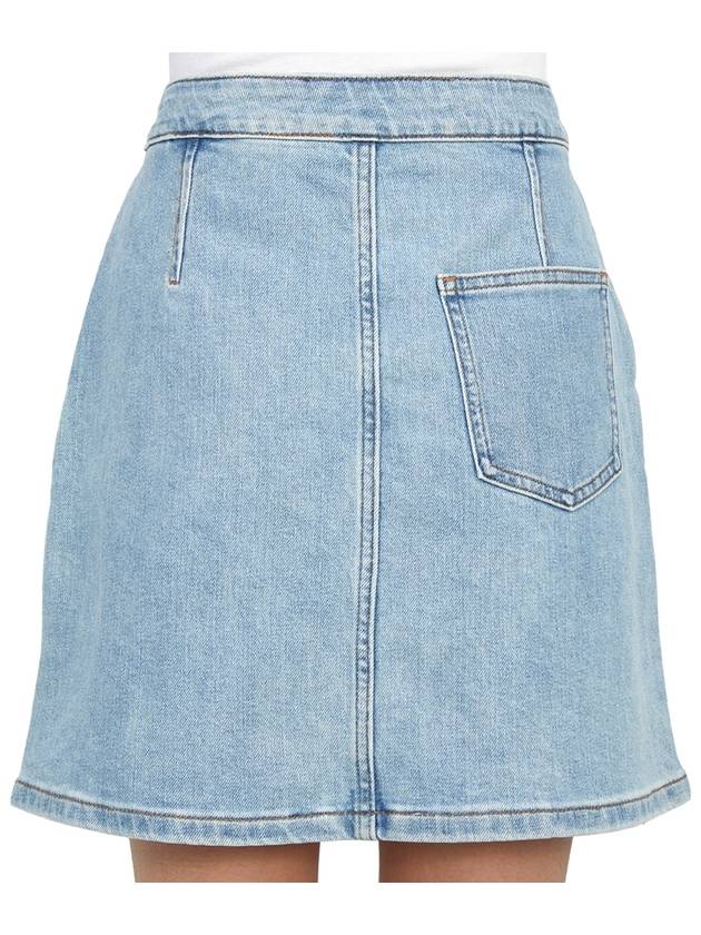 Paula Denim A-line Skirt Wash Indigo - A.P.C. - BALAAN 10