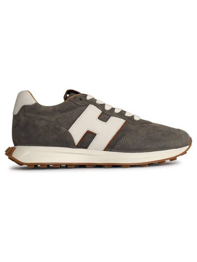 Hogan 'H601' Grey Leather Sneakers - HOGAN - BALAAN 1