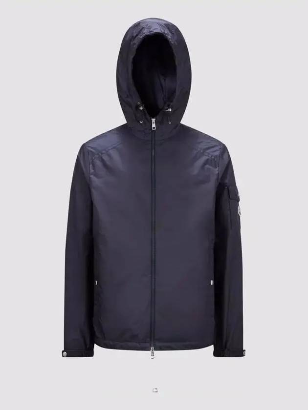 Etiache Rain Hooded Zip Up Blue - MONCLER - BALAAN 2