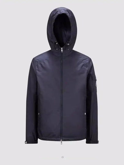 Etiache Rain Hooded Zip Up Blue - MONCLER - BALAAN 2