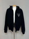 Cashmere Goose Down Hooded Jacket 105 - PRADA - BALAAN 1