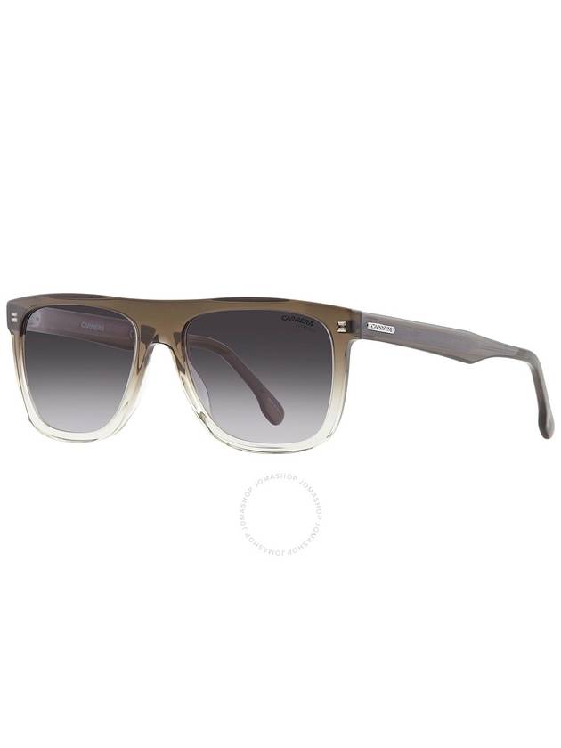 Carrera Grey Shaded Browline Men's Sunglasses CARRERA 267/S 02M0/9O 56 - CARRERA - BALAAN 3