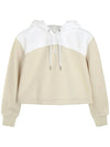 Eggshell Ck Logo Hoodie Beige - CALVIN KLEIN - BALAAN 2