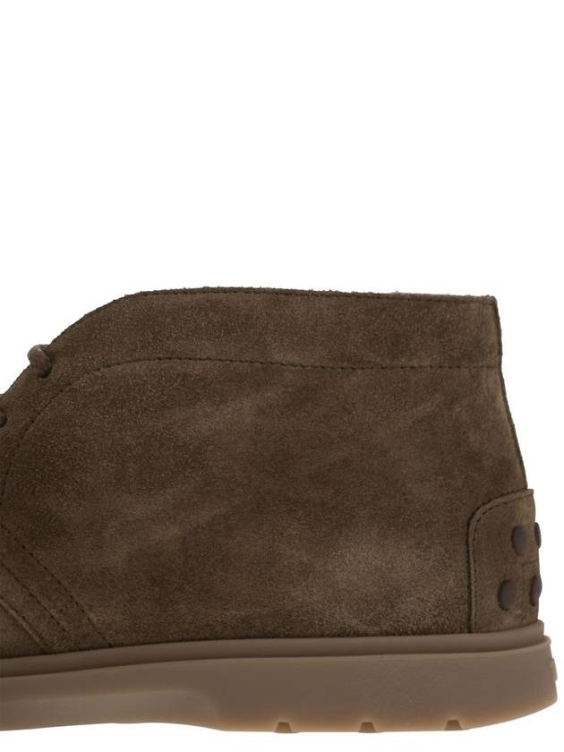 Suede Desert Winter Boots Brown - TOD'S - BALAAN 8