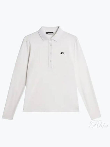 Flor Long Sleeve Polo GWJT10709 0000 Women s Floor - J.LINDEBERG - BALAAN 1